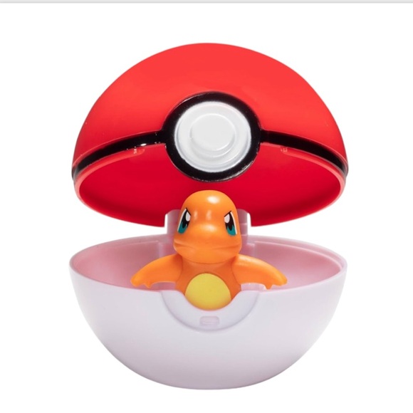 New Jazwares Pokémon Clip 'N' Go Poke Ball & Battle Figure - Charmander - Picture 2 of 9